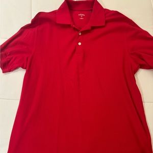 Callaway golf polo. Men’s size Large. Red.